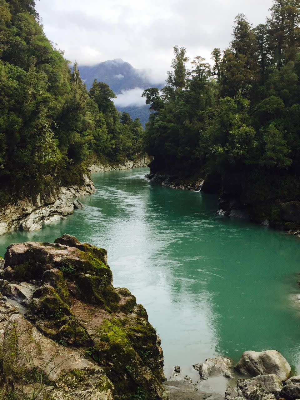 Photos don't even do Hokitika Gorge justice. Photo: Be