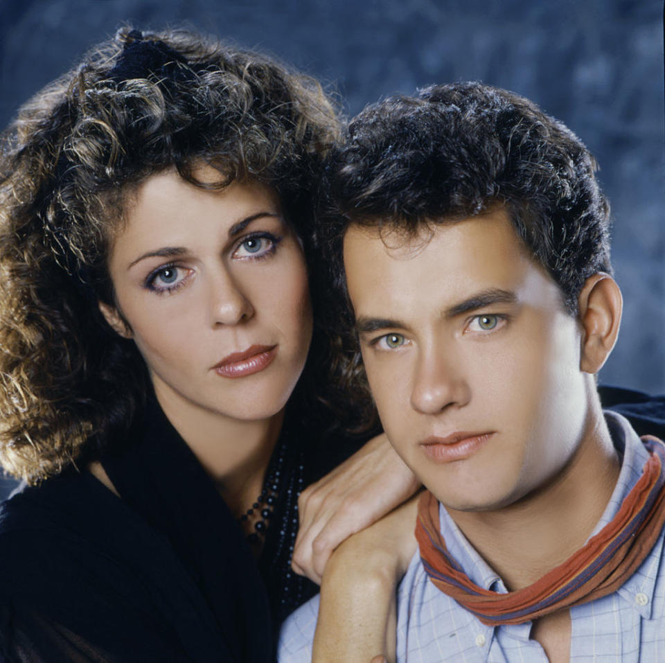 A young Rita Wilson andTom Hanks