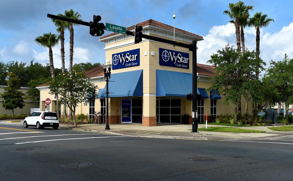 The VyStar Credit Union's 1600 Hendricks Avenue branch in the San Marco area of Jacksonville.