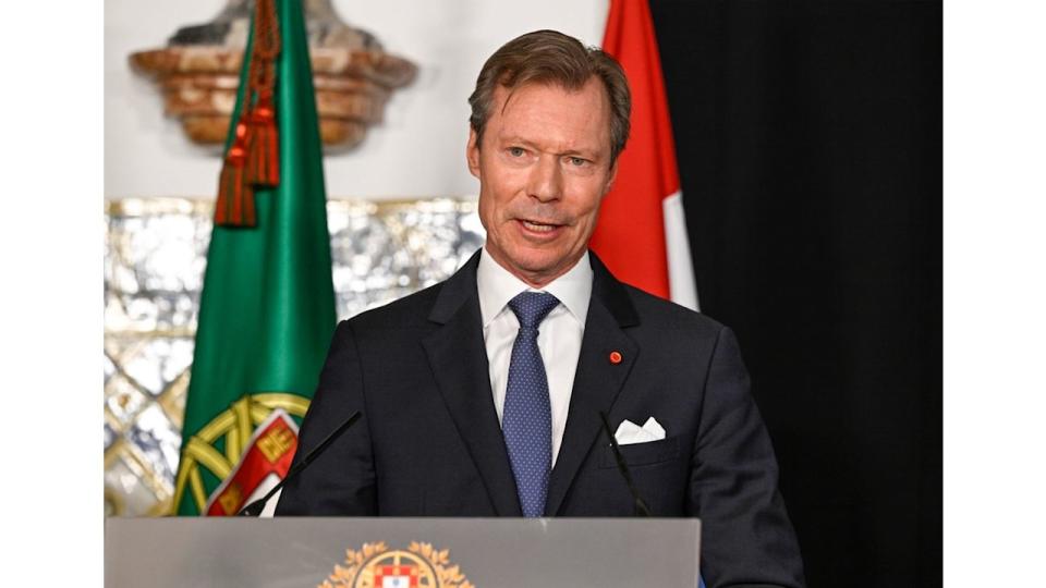 Grand Duke Henri giving a speech