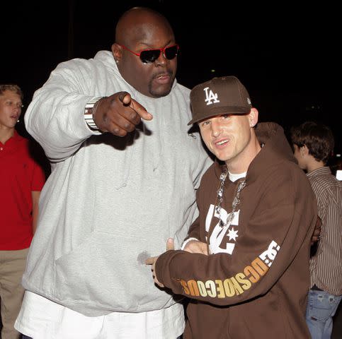 Rebecca Sapp/WireImage Christopher Boykin and Rob Dyrdek.