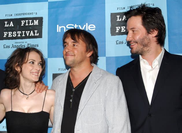 Winona Ryder, Richard Linklater and Keanu Reeves in 2006. (Photo: John Sciulli via Getty Images)