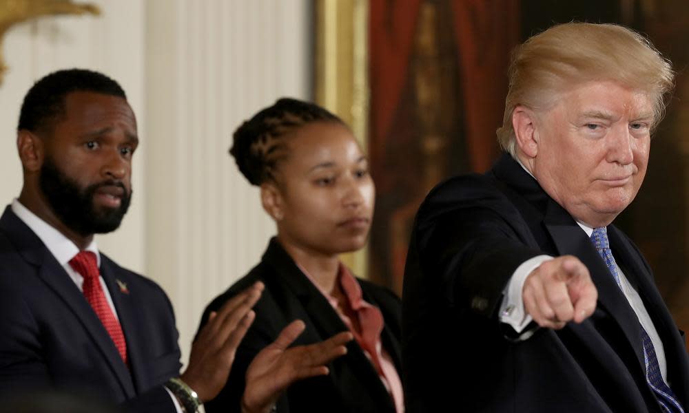 President Trump Hosts Ceremony Recognizing First Responders In The June 14 Congressional Baseball Shooting