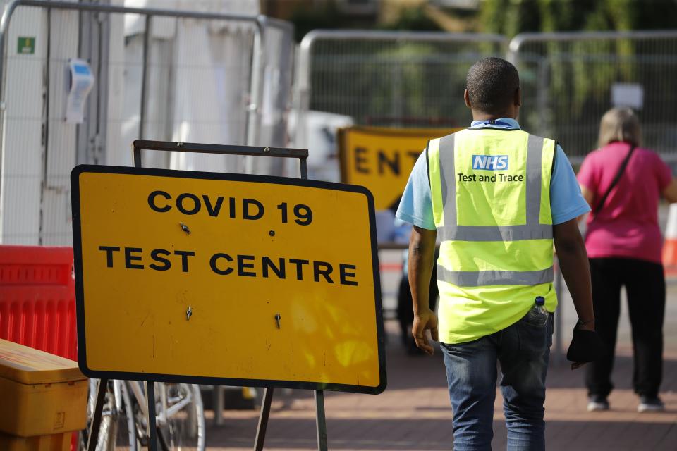 The UK reported around 7,100 more positive coronavirus tests on Tuesday (AFP via Getty Images)