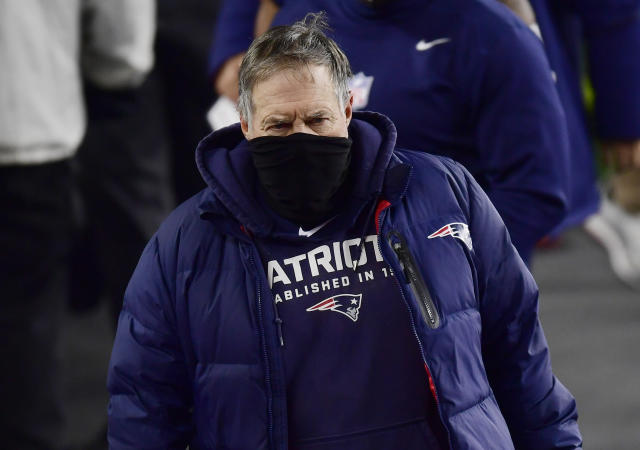 Patriots' Bill Belichick delights fans with demeanor as he slams challenge  flag onto ground