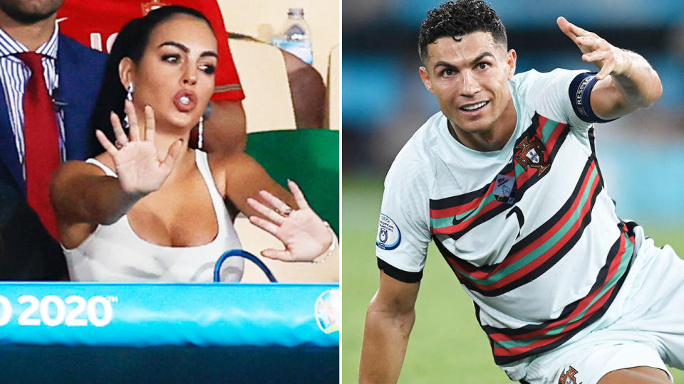 Ronaldo Fuck Her Wife - Euro 2020: Cristiano Ronaldo girlfriend Georgina Rodriguez