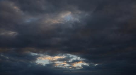 A patch of blue sky shows through a mass of Stratocumulus during the Cloud Appreciation Society's gathering in Lundy