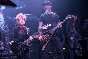 Revel Ian and Scott Ian at Dimebash 2020