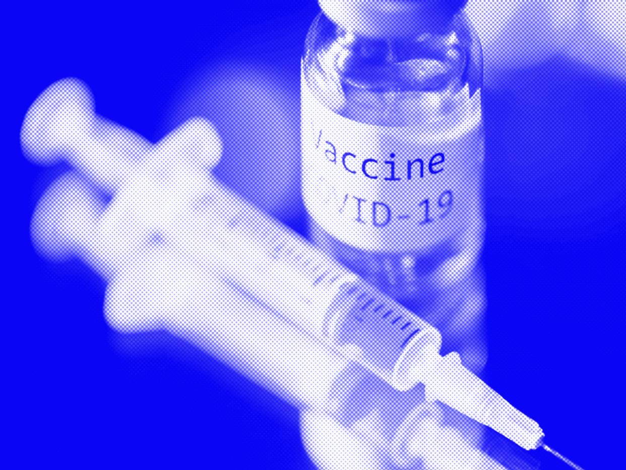 <p>Vacunas halftone</p> (AFP via Getty Images)