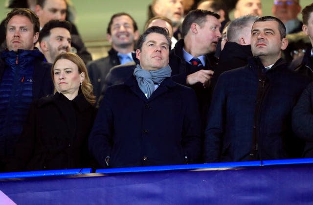 Premier League chief executive Richard Masters (centre)