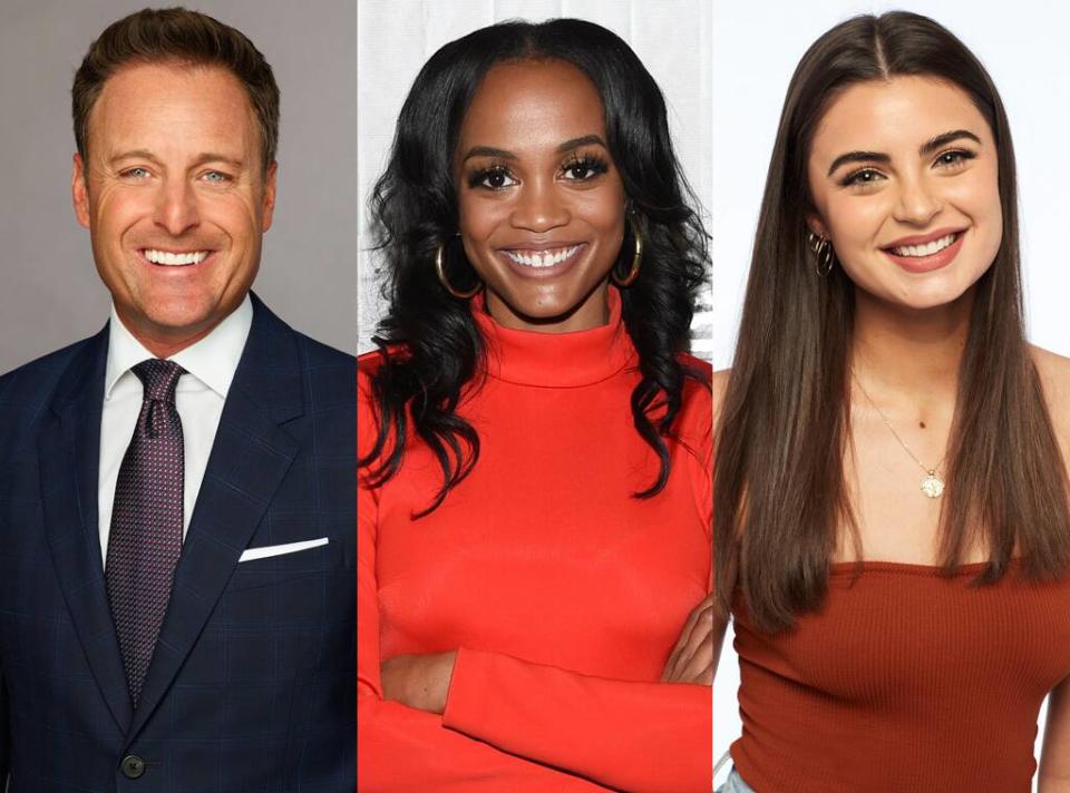 Rachel Lindsay, Chris Harrison, Rachael Kirkconnell