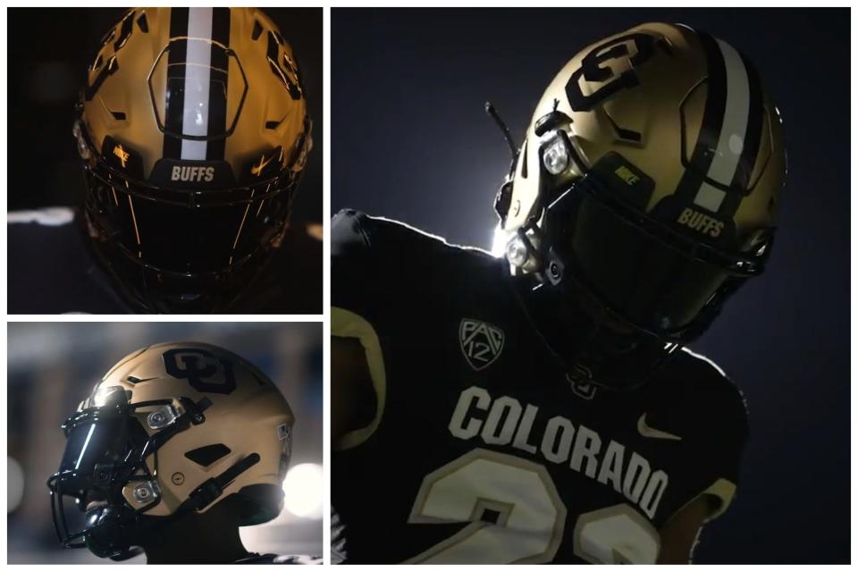 Colorado Buffaloes throwback helmet