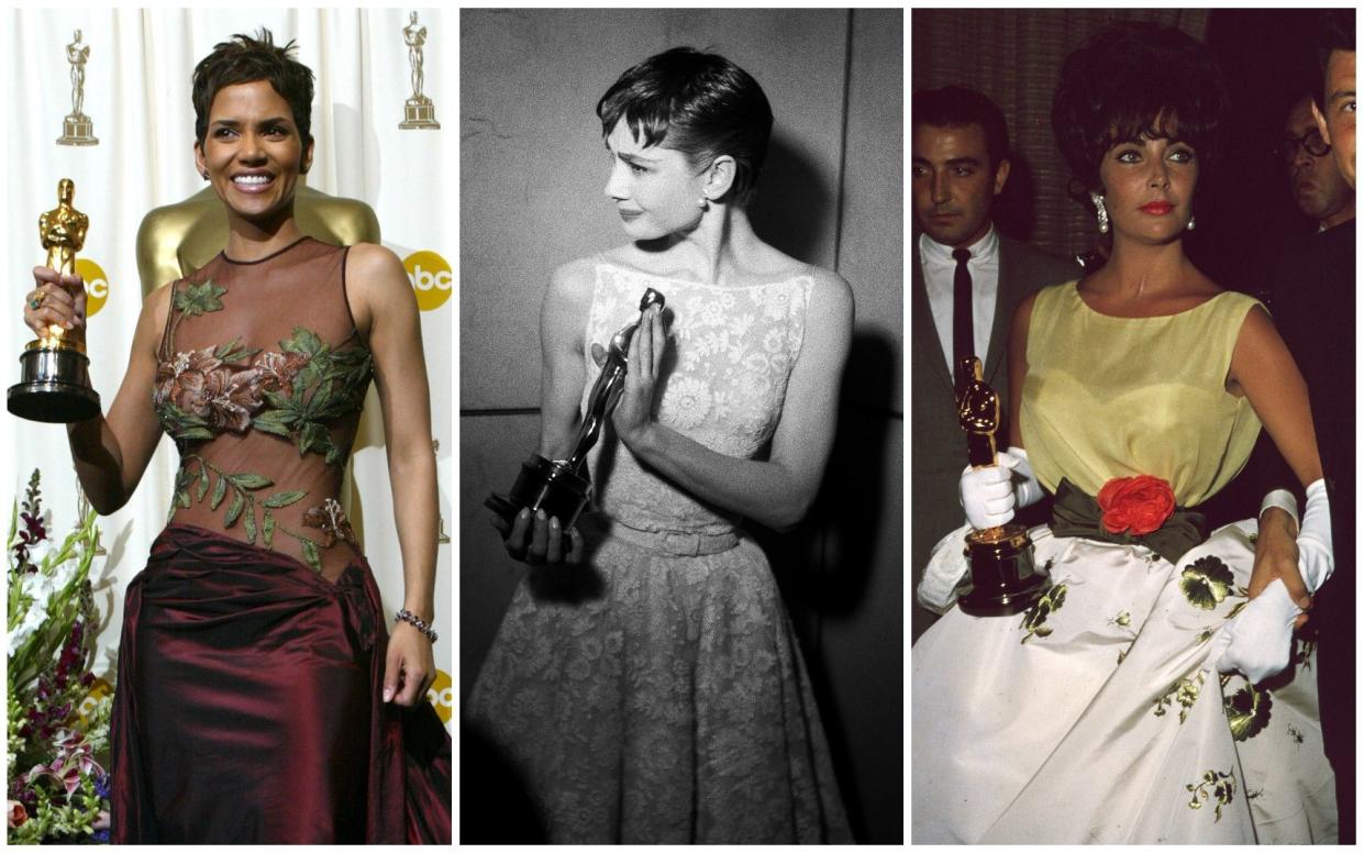 Halle Berry, Audrey Hepburn and Elizabeth Taylor - Getty