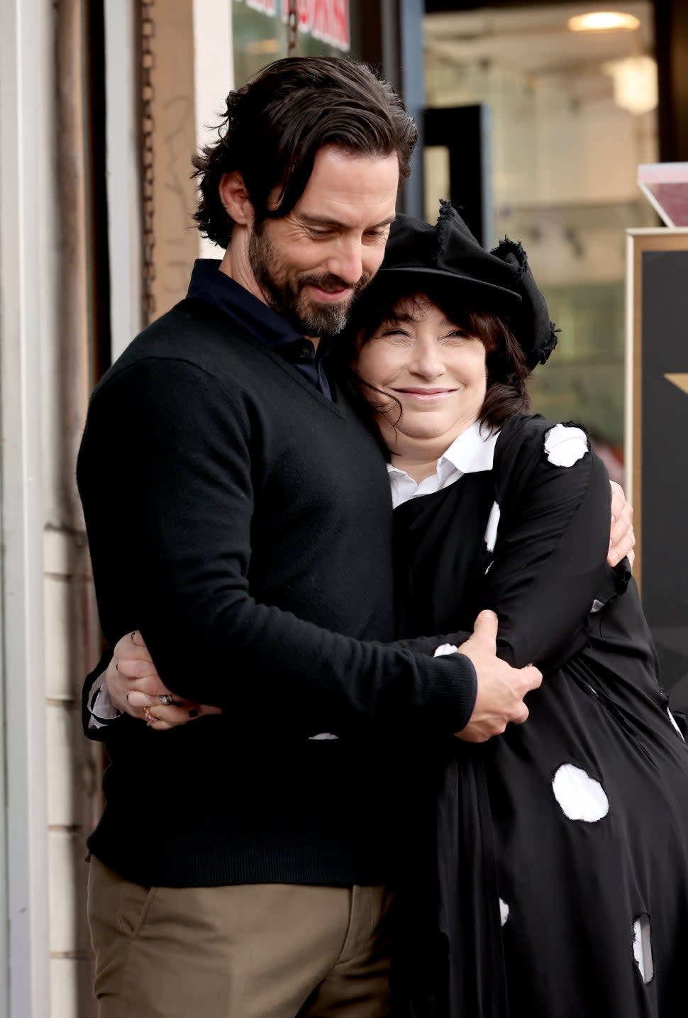 Milo Ventimiglia and Amy Sherman-Palladino