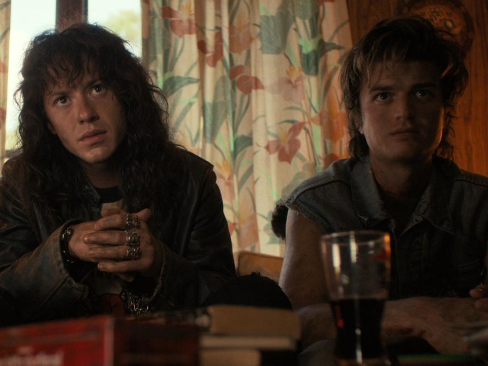 Joseph Quinn and Joe Keery in ‘Stranger Things’ (Courtesy of Netflix)