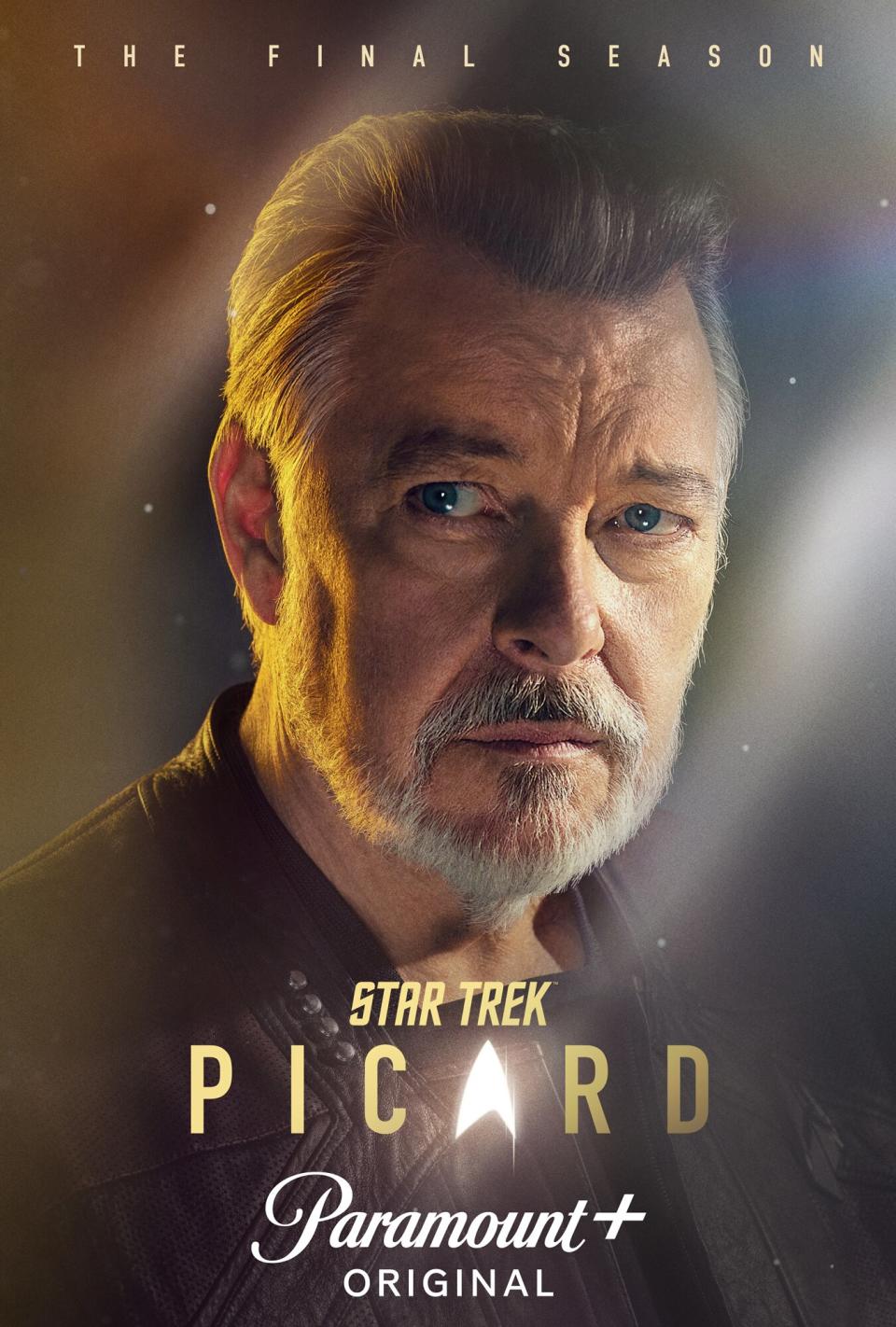 Jonathan Frakes as William Riker of the Paramount+ original series