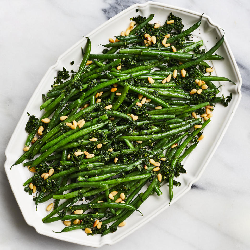 Green Beans with Pine Nuts & Gremolata
