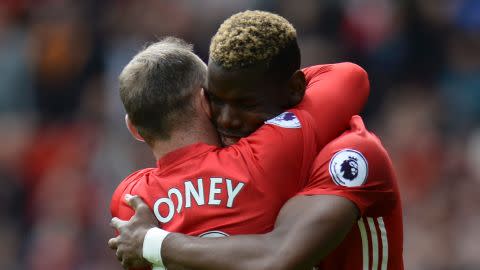 Rooney, Pogba, Man Utd