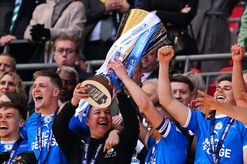 Peterborough beat Wycombe to claim the EFL Trophy a fortnight ago -Credit:Adam Davy/PA Wire