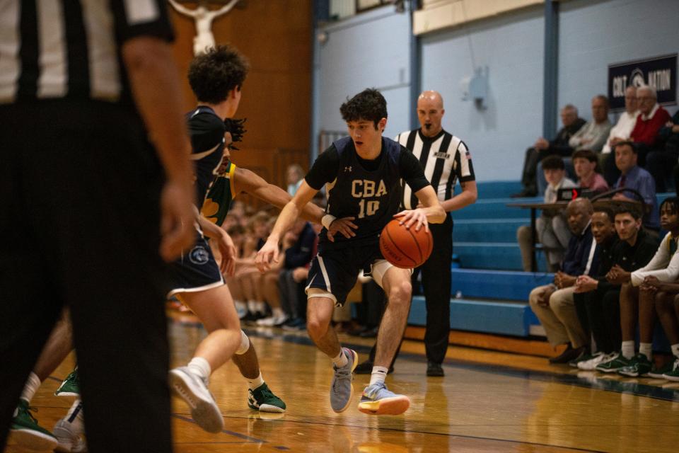CBA’s Kevin Pikiell. Christian Brothers Academy preseason scrimmage game against Patrick School. 
Lincroft, NJ
Thursday, December 7, 2023
