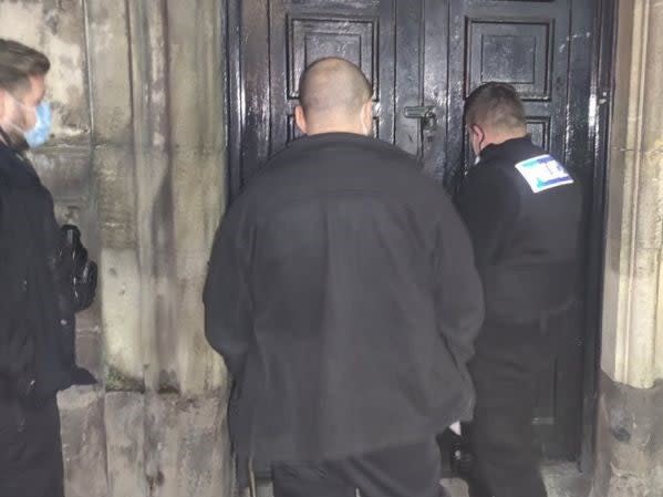 South Yorkshire Police in raid on Sheffield shisha bar (South Yorkshire Police)