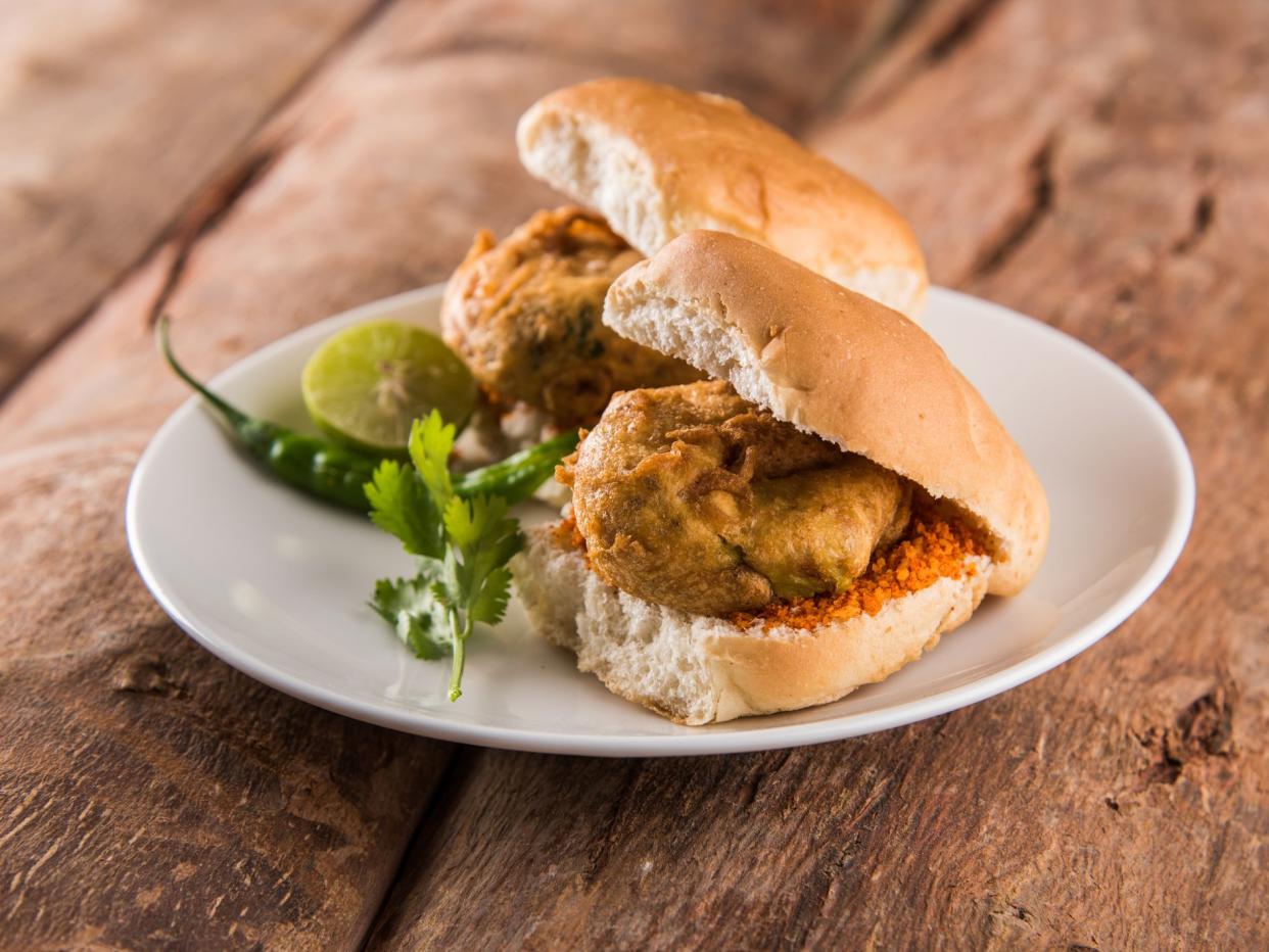 Vada Pav or Vada Paav is a famous Indian street food
