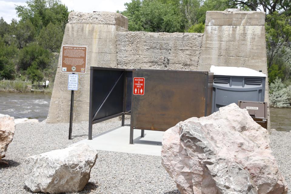 The Cedar Hill boat ramp project on the Animas River also includes a restroom and changing area.