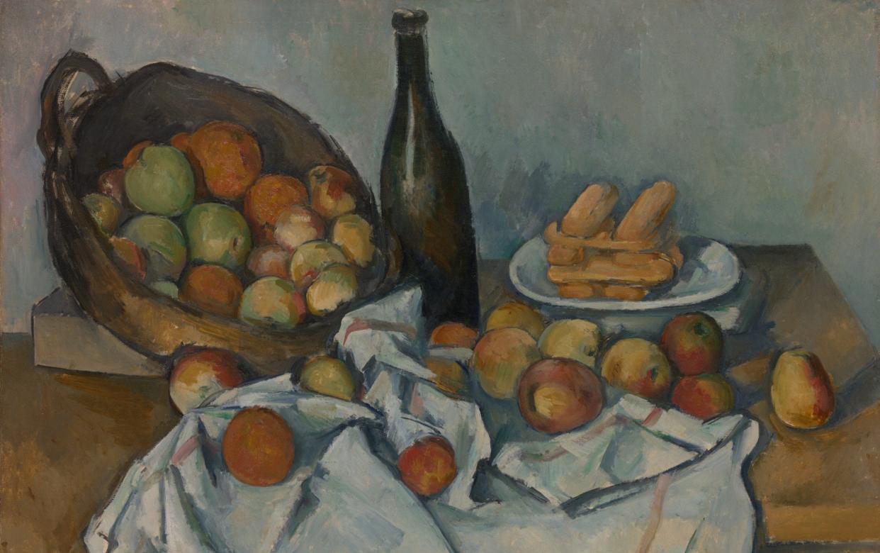 The Basket of Apples, c 1893 (detail) - Art Institute Chicago