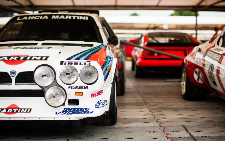 Lancia Delta S4 at Goodwood Festival of Speed rally stage - Credit: Drew Gibson