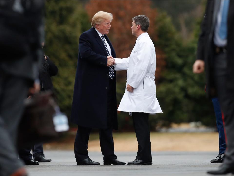 Trump and ronny jackson