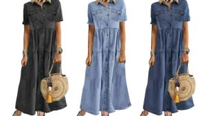 Lookbook Denim Dress Spring Walmart