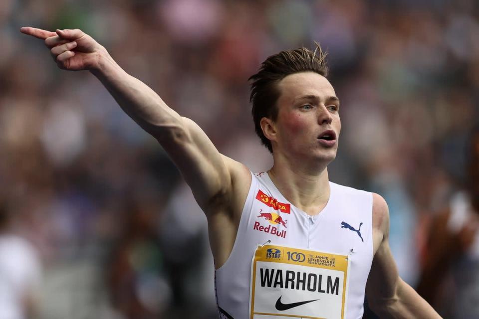 History-maker: Karsten Warholm is the world-record holder and Olympic gold medalist in the men’s 400m hurdles event  (Getty Images)