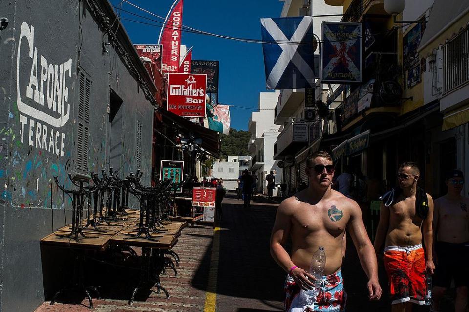 Tourists walk through Sant Antoni's West End area (Getty Images)