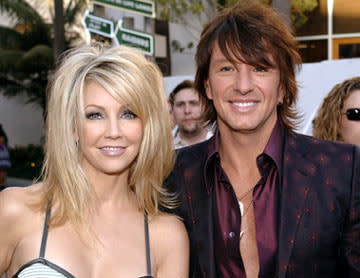 Heather Locklear and Richie Sambora at the Universal City premiere of Universal Pictures' The Perfect Man