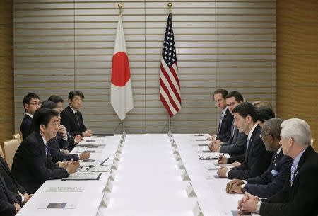 Paul Ryan talks with Shinzo Abe on Trans-Pacific Partnership and other issues in Tokyo