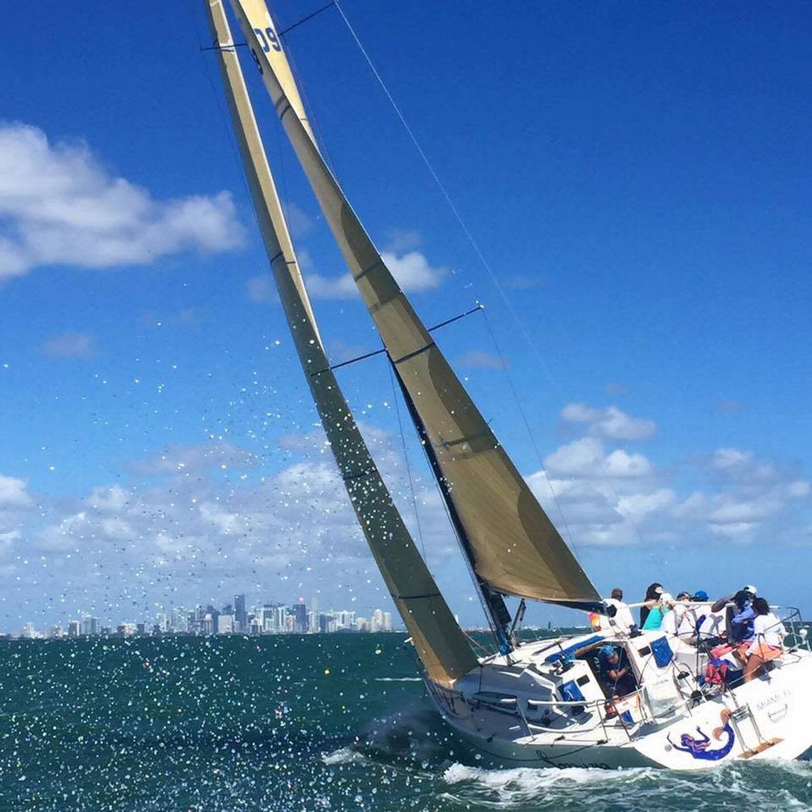 File photo from the LXVI Annual Columbus Day Regatta in Miami in October 2021.