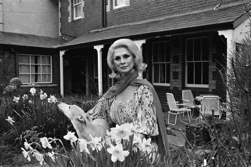 April Ashley pictured at her home in Hay-on-Wye. -Credit:Mirrorpix