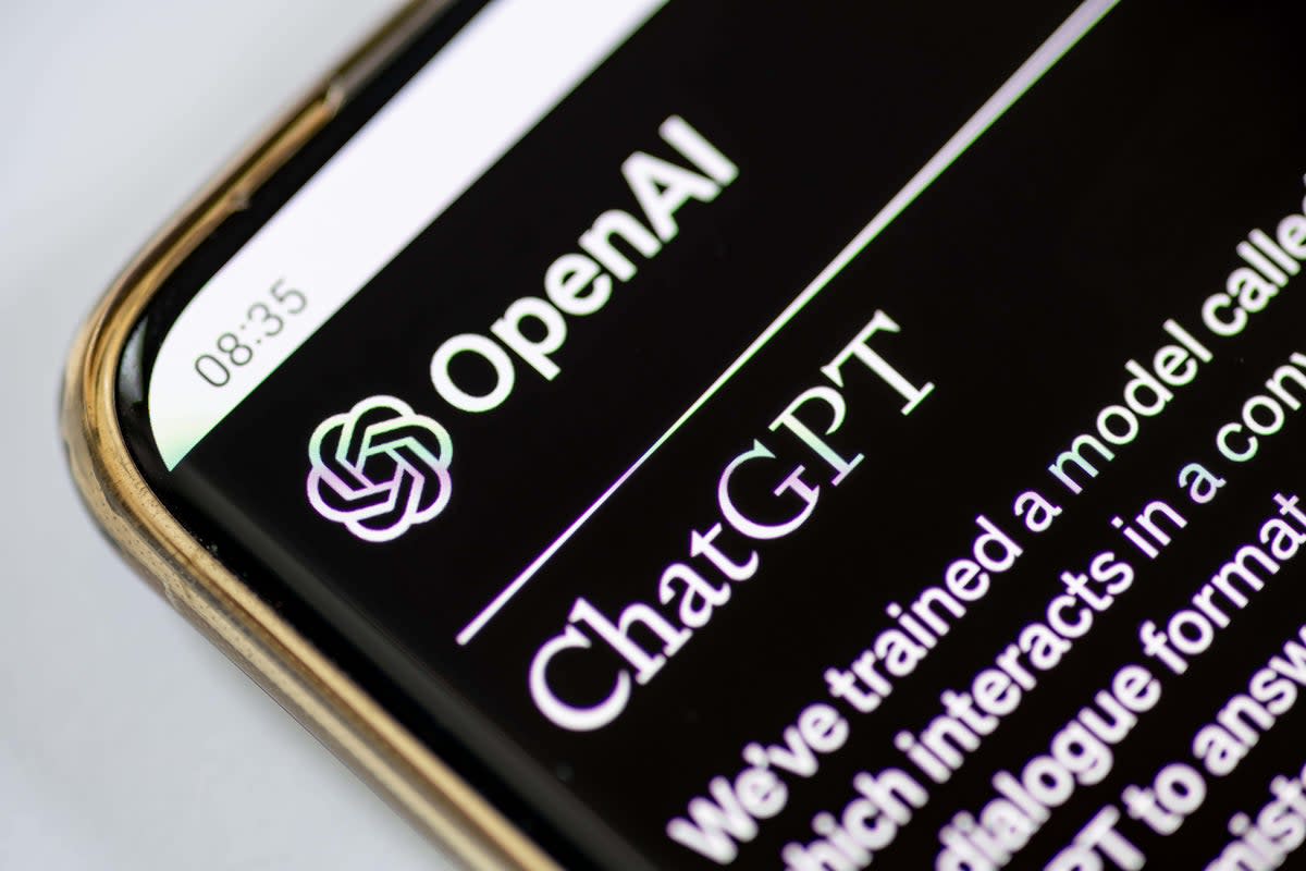 OpenAI says ChatGPT is used by 100 million monthly users  (Alamy / PA)