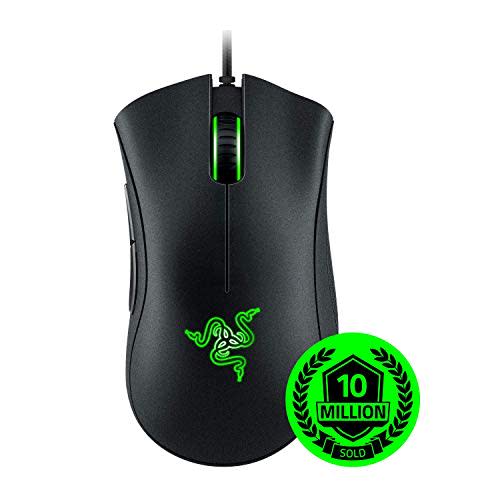 Razer DeathAdder Essential Gaming Mouse: 6400 DPI Optical Sensor - 5 Programmable Buttons - Mec…