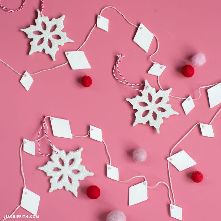 Clay Geometric Garland