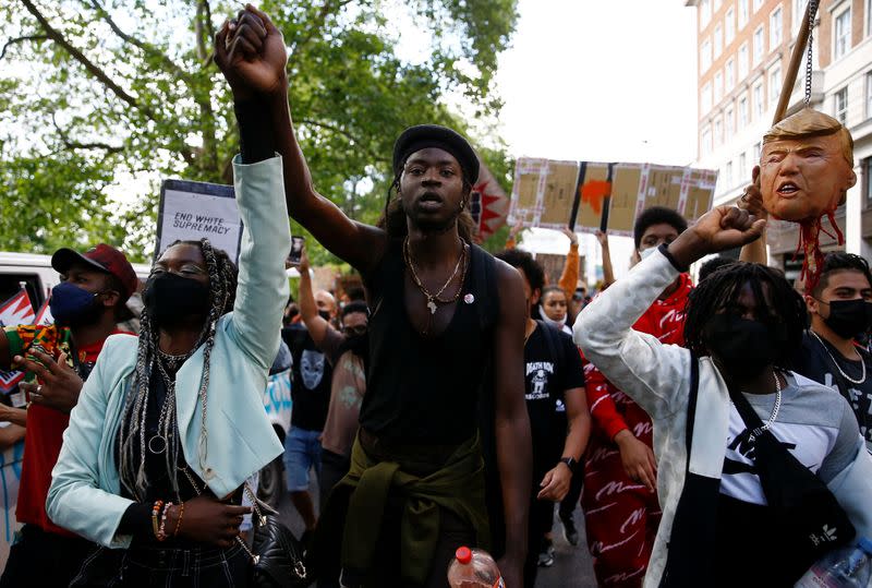 Black Lives Matter protest, in London