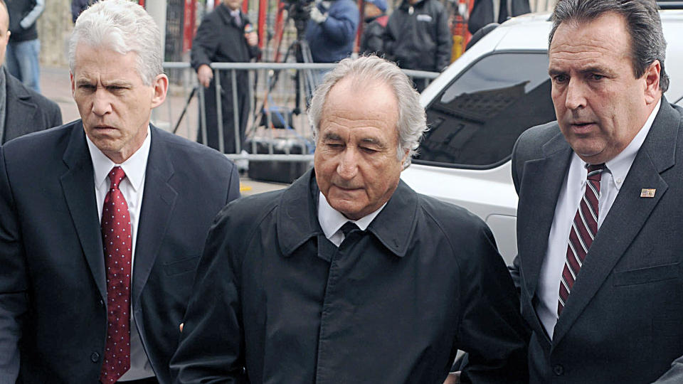 Bernie Madoff arrested for investment securities fraud