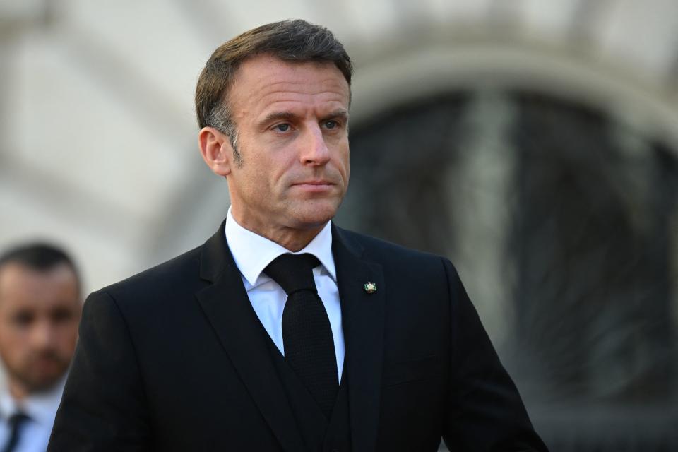 Emmanuel Macron is enjoying a delicate moment as France's president.  (Photo by FILIPPO MONTEFORTE/AFP via Getty Images)