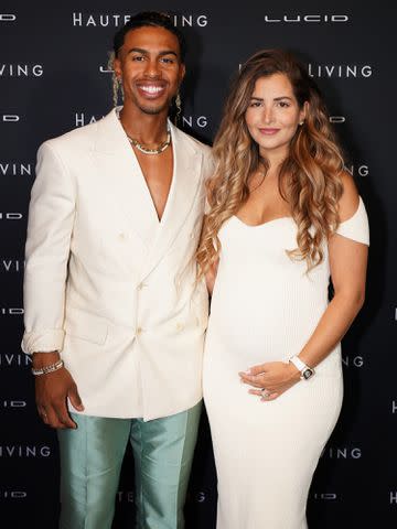 Romain Maurice/Getty Francisco Lindor and Katia Lindor attend Haute Living Celebrates Cover Star Francisco Lindor.