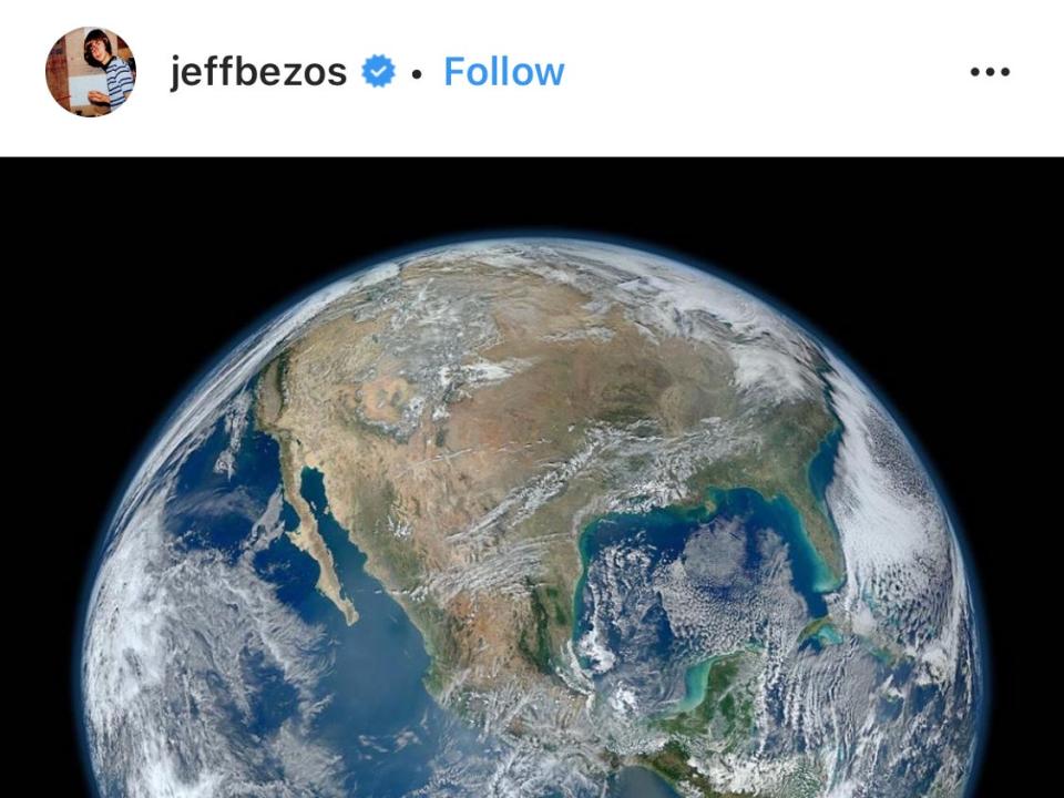 bezos earth fund instagram