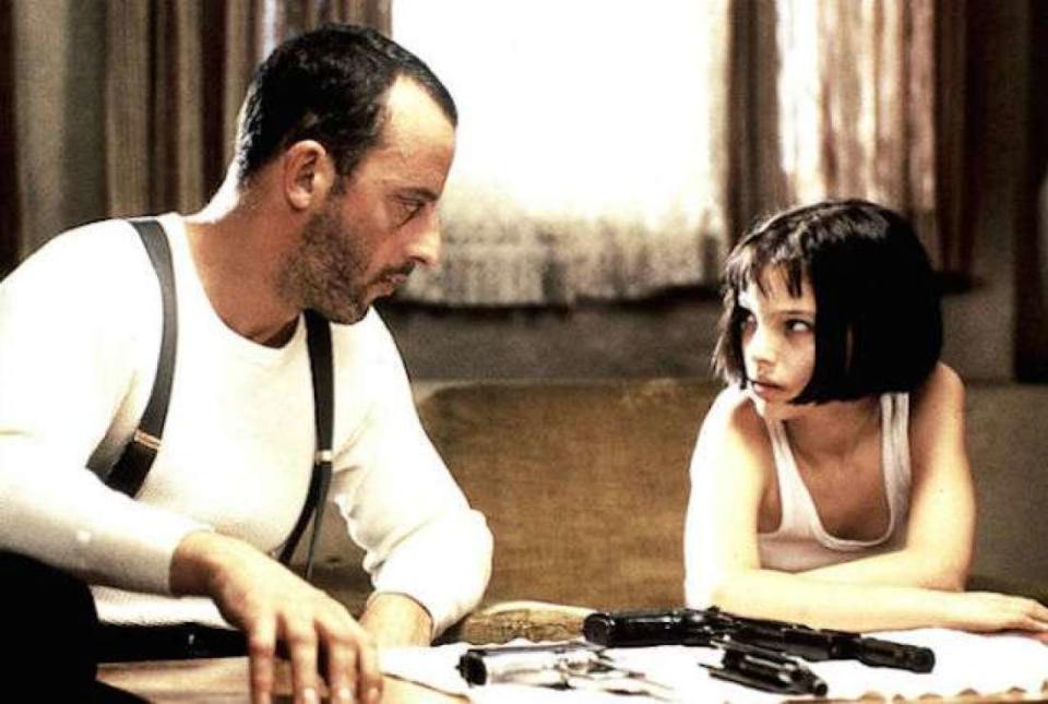 Jean Reno and Natalie Portman in Leon (1995)