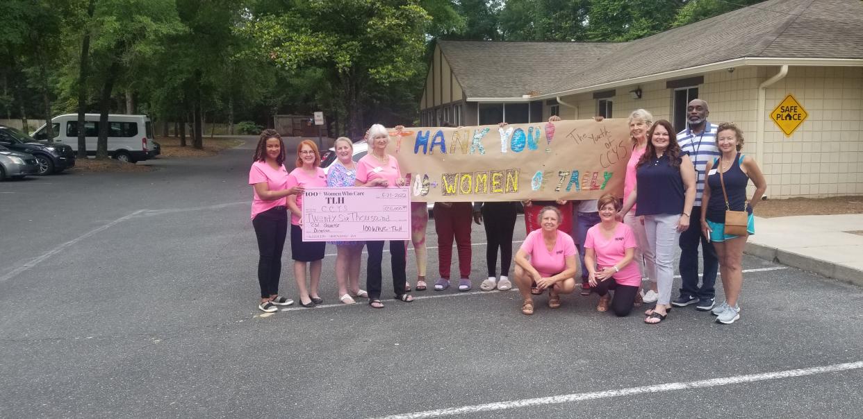 Capital City Youth Services, a nonprofit that serves homeless, runaway and at-risk youth to strengthen families, recently received over $26,000 from the Tallahassee Chapter of the 100+ Women Who Care Alliance.