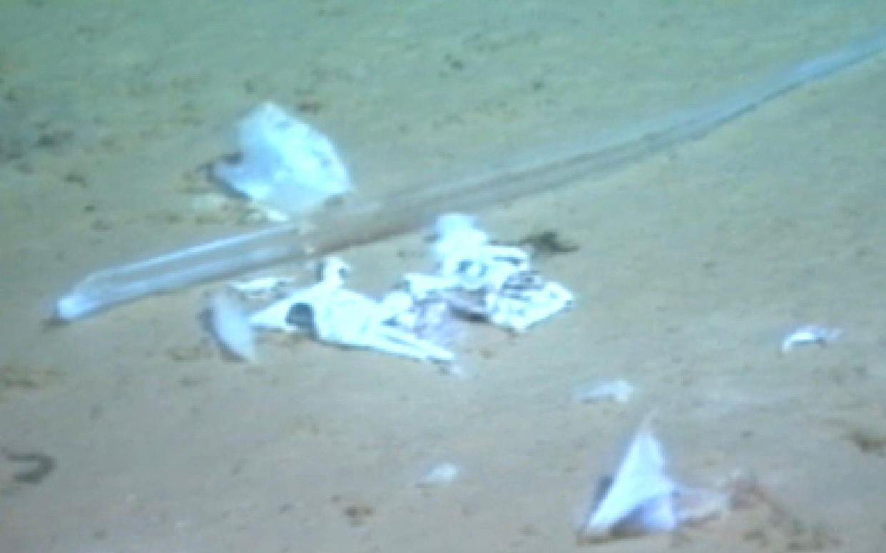 The bag was found at the bottom of the Mariana Trench (UN)