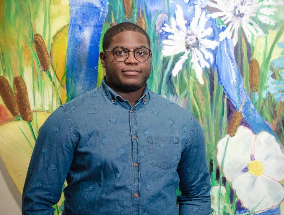 Milwaukee native Khari Turner is showing new paintings at the Museum of Wisconsin Art in West Bend.