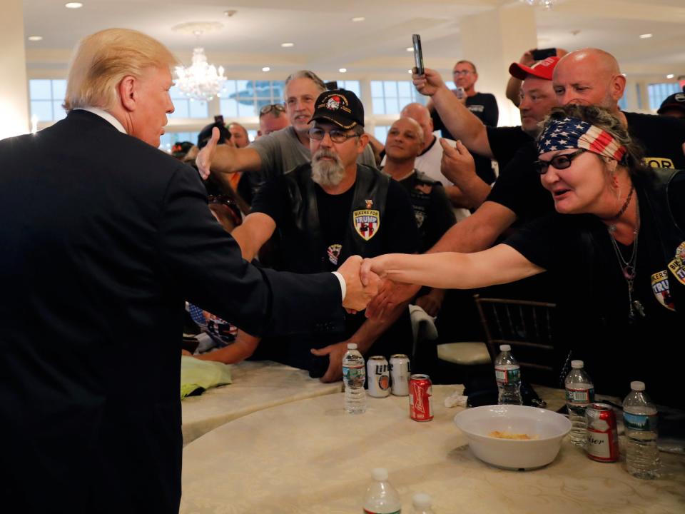 Trump hosts Bikers for Trump